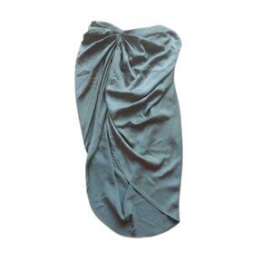 Green Asymmetrical Skirt Size Medium / 6